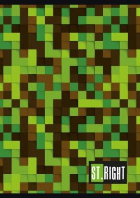 Opakowanie Zeszyt A5 32k linia podwójna dwukolorowa I ST.RIGHT pakiet 15 sztuk