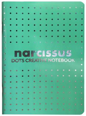 Zeszyt A5 56k kropki zielony pakiet 6 sztuk. Wydawca: Narcissus. SmakLiter.pl Opakowanie Zeszyt A5 56k kropki zielony pakiet 6 sztuk