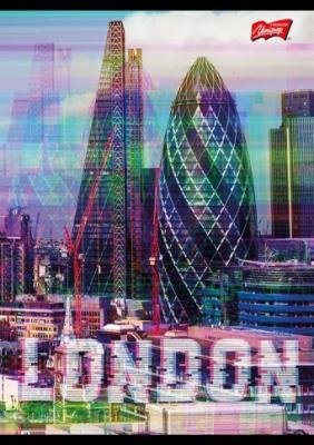 Opakowanie Zeszyt A5 60K krata GLITCHED CITY PAKIET 10 SZTUK