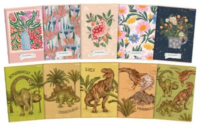 Opakowanie Zeszyt A5/60K kratka Dino/Spring (10szt)