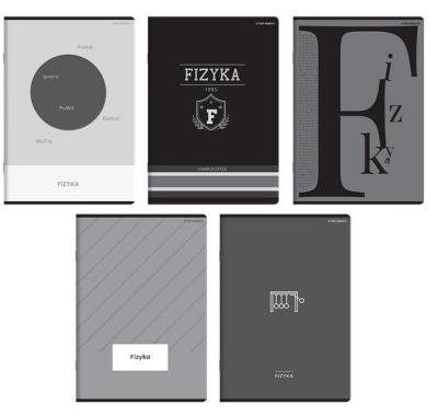 Opakowanie Zeszyt A5/60K kratka Fizyka (10szt) TOP2000