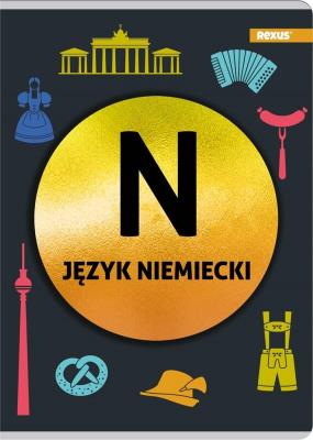 Opakowanie Zeszyt A5/60K kratka Język niemiecki (10szt)