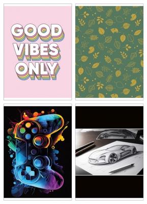 Opakowanie Zeszyt A5/60K kratka mix