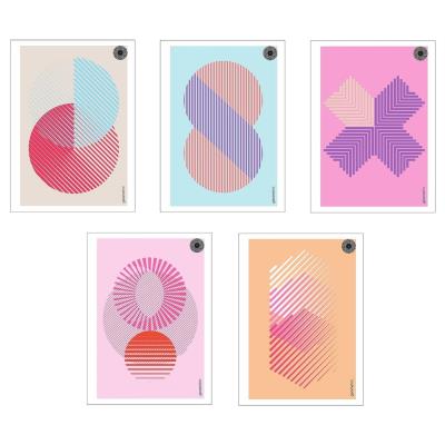 Opakowanie Zeszyt A5/60K kratka New Geometric (10szt)