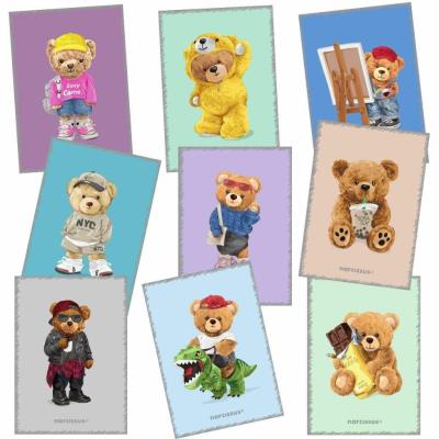 Opakowanie Zeszyt A5/60K kratka PP Teddies (9szt) NARCISSUS