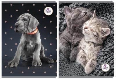 Opakowanie Zeszyt A5/60K kratka The Sweet Pets (5szt)