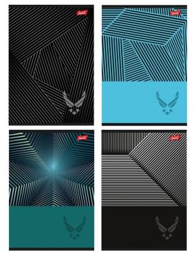 Opakowanie Zeszyt A5/60K linia Optical Illusion (10szt)