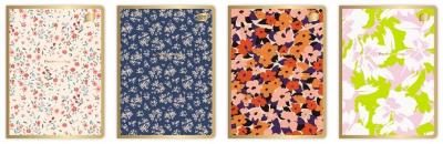 Zeszyt A5/80K kratka Metallic Floral (10szt). Wydawca: INTERDRUK. SmakLiter.pl Opakowanie Zeszyt A5/80K kratka Metallic Floral (10szt)