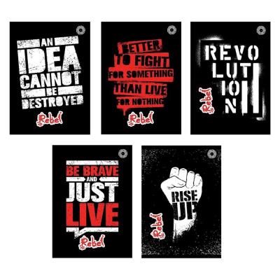 Opakowanie Zeszyt A5/80K kratka Rebels (5szt)