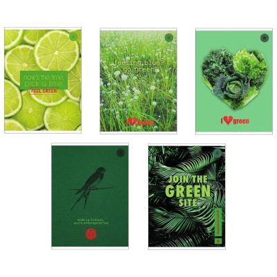 Zeszyt A5/80K kratka Think Green (5szt). Wydawca: Ziemia Obiecana. SmakLiter.pl Opakowanie Zeszyt A5/80K kratka Think Green (5szt)