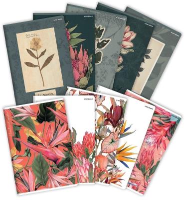 Zeszyt A5/80K linia Flowers (5szt). Wydawca: Top 2000. SmakLiter.pl Opakowanie Zeszyt A5/80K linia Flowers (5szt)
