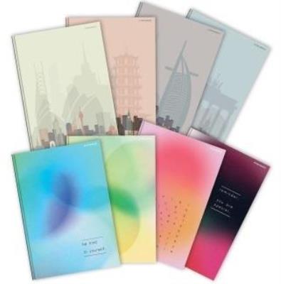 Opakowanie Zeszyt A5/96K kratka City/Gradient (5szt) TOP2000