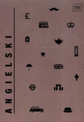 Opakowanie Zeszyt A5 Angielski w kratkę 60 kartek 10 sztuk