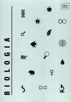 Opakowanie Zeszyt A5 Biologia w kratkę 60 kartek 10 sztuk