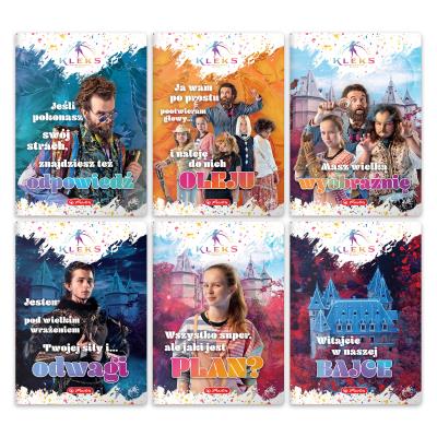 Opakowanie Zeszyt A5 Kleks pakiet 10 szt. linia