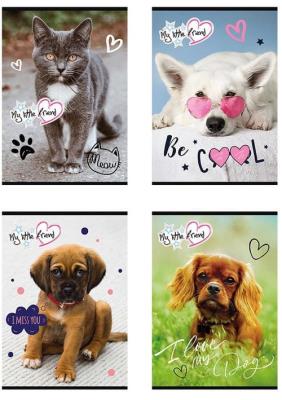 Opakowanie Zeszyt A5 w kratkę 32 kartki My Little Friend 10 sztuk