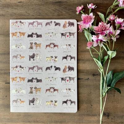 Opakowanie Zeszyt B5/40K linia SNL01 Urocze pary psów