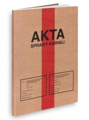 Opakowanie Zeszyt B5 Akta sprawy karnej