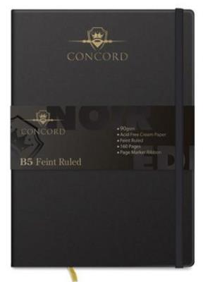 Zeszyt B5 Pukka Concord czarny. Wydawca: Pukka Pads. SmakLiter.pl Opakowanie Zeszyt B5 Pukka Concord czarny