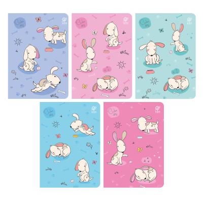Opakowanie Zeszyt Cute Dogs A5 32 TRZYLINIA – LINIA PODWÓJNA KOLOROWA