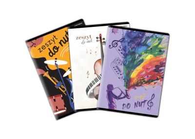 Opakowanie Zeszyt do nut A4 16k muzyka mega mix pakiet 10 sztuk