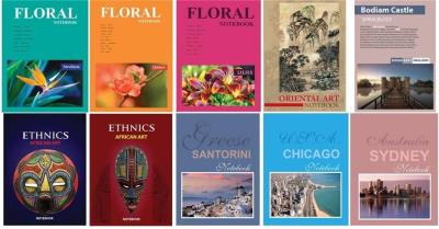 Opakowanie Zeszyt Kraft  kolor w okładce koło A6 80k #