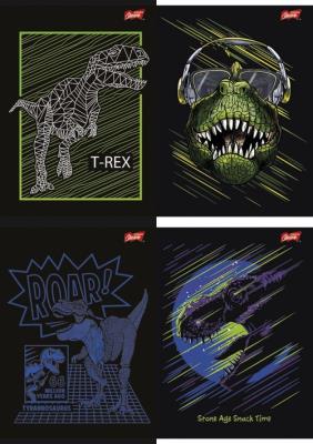 Zeszyt okł.lamin A5 32k linia 2kol T-REX. Wydawca: St. Majewski. SmakLiter.pl Opakowanie Zeszyt okł.lamin A5 32k linia 2kol T-REX