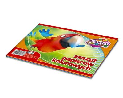 Opakowanie Zeszyt papierów kolorowych A5