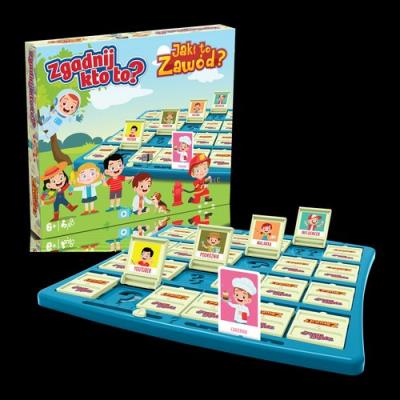 Zgadnij kto to? Jaki to zawód?. Wydawca: Winning Moves. SmakLiter.pl Opakowanie Zgadnij kto to? Jaki to zawód?