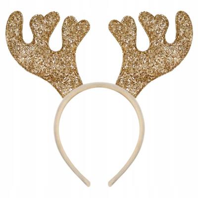 Opakowanie Złota opaska z rogami renifera