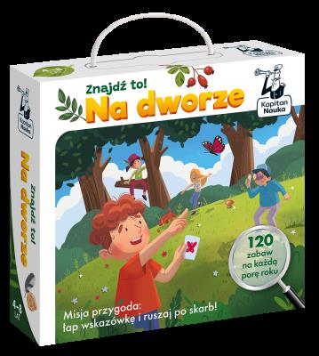 Znajdź to! Na dworze. Autor: Izabela Gołaszewska. SmakLiter.pl Okładka książki Znajdź to! Na dworze