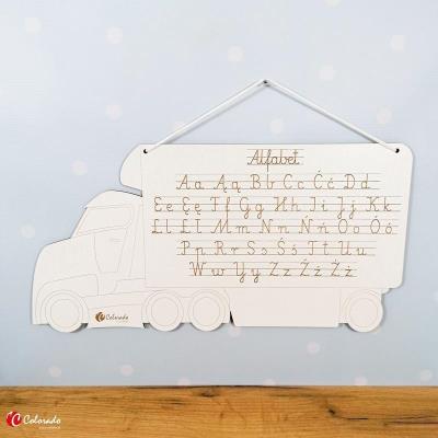 Opakowanie Znam swój alfabet - tablica drewniana Tir