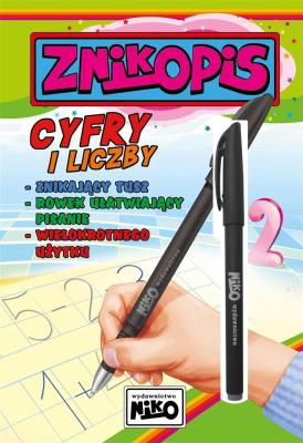 Znikopis. Cyfry i liczby. Autor: Wydawnictwo NIKO. SmakLiter.pl Okładka książki Znikopis. Cyfry i liczby