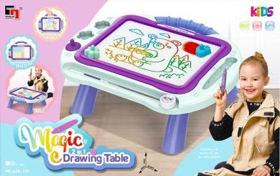 Opakowanie Znikopis magnetyczny kolorowy z akcesoriami stolik