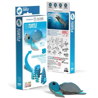 Opakowanie Żółwik Eugy. Eko Układanka 3D
