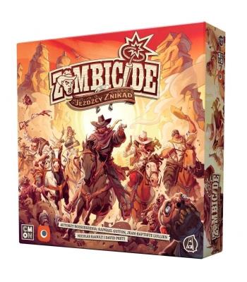 Zombicide: Żywi lub Nieumarli Jeźdźcy Znikąd CMON. Autor: Guiton Raphael, Lullien Jean-Baptiste. SmakLiter.pl Okładka książki Zombicide: Żywi lub Nieumarli Jeźdźcy Znikąd CMON