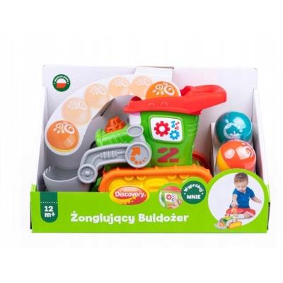 Żonglujący buldożer. Wydawca: Dumel. SmakLiter.pl Opakowanie Żonglujący buldożer