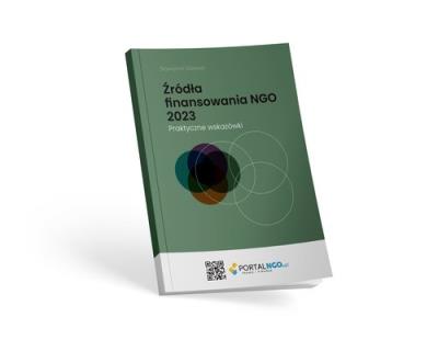 Źródła finansowania NGO 2023. Autor: Liżewski Sławomir. SmakLiter.pl Okładka książki Źródła finansowania NGO 2023