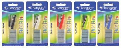 Zszywacz 10 kartek + zszywki MIX. Wydawca: Kangaro. SmakLiter.pl Opakowanie Zszywacz 10 kartek + zszywki MIX