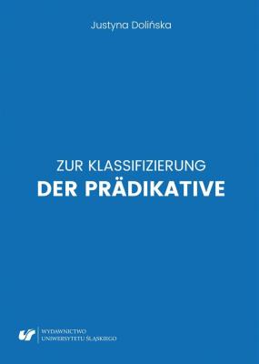 Okładka książki Zur Klassifizierung der Pradikative