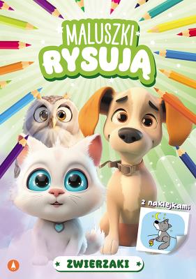 Zwierzaki. Maluszki rysują. Autor: Opracowanie zbiorowe. SmakLiter.pl Okładka książki Zwierzaki. Maluszki rysują