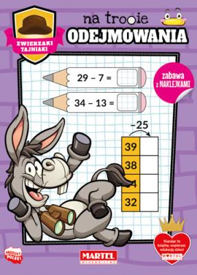 Zwierzaki tajniaki. Na tropie odejmowania... Autor: Katarzyna Salamon. SmakLiter.pl Okładka książki Zwierzaki tajniaki. Na tropie odejmowania..