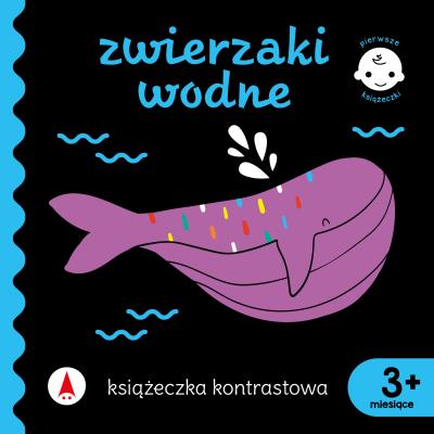 Okładka książki Zwierzaki wodne. Książeczka kontrastowa