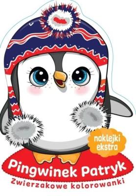 Okładka książki Zwierzakowe kolorowanki. Pingwinek Patryk