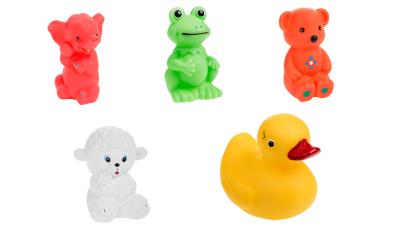 Opakowanie Zwierzątka gumowe 11 cm 1szt.mix
