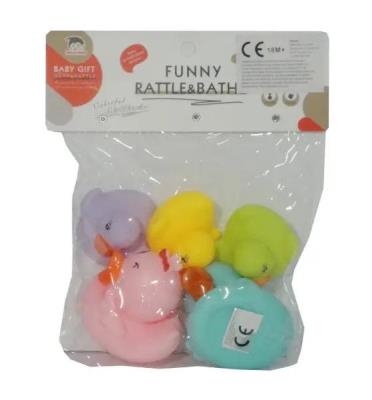 Opakowanie Zwierzątka piszczki do kąpieli 5szt