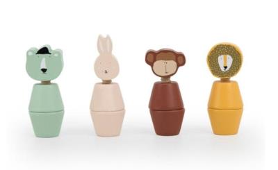 Opakowanie Zwierzęta drewniane do skręcania