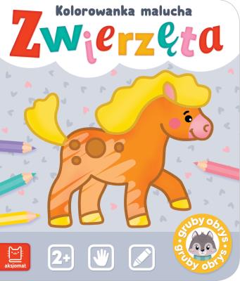 Okładka książki Zwierzęta. Kolorowanka malucha