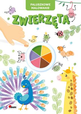 Okładka książki Zwierzęta. Paluszkowe malowanie