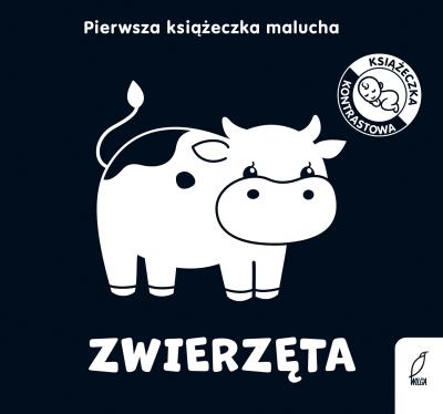 Zwierzęta. Pierwsza książeczka malucha. Książeczki kontrastowe. Autor: Opracowanie zbiorowe. SmakLiter.pl Okładka książki Zwierzęta. Pierwsza książeczka malucha. Książeczki kontrastowe